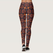 Gewürzter Sternfall-Trellis Leggings (Rückseite)