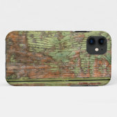 Gewürzter und gewitterter grüner Stall Holz Case-M Case-Mate iPhone Hülle (Rückseite (Horizontal))