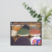 Gewürzverkauf Postkarte (Stehend Vorderseite)