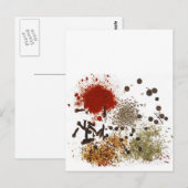 Gewürzwürze Feinschmecker Top Koch Foto Grafik Postkarte (Vorne/Hinten)