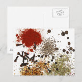 Gewürzwürze Feinschmecker Top Koch Foto Grafik Postkarte (Vorne/Hinten)