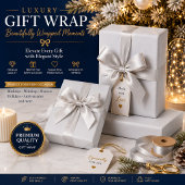 Geyser, Graugans, Eisen, Geschenkpapier