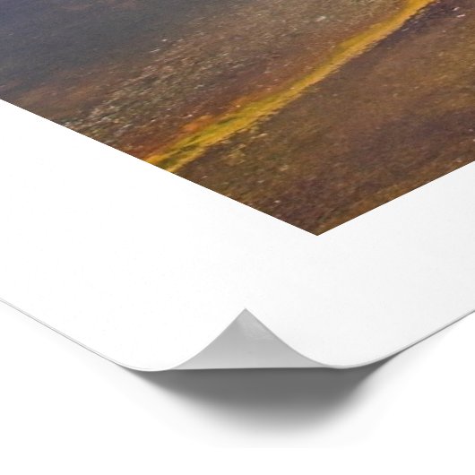 Geyser im Yellowstone-Nationalpark Poster (Ecke)