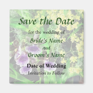 Geyser Jamie und Golden Fantasy Save the Date Magnet