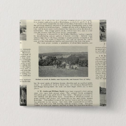 Geyserville, Kalifornien Button (Vorderseite)