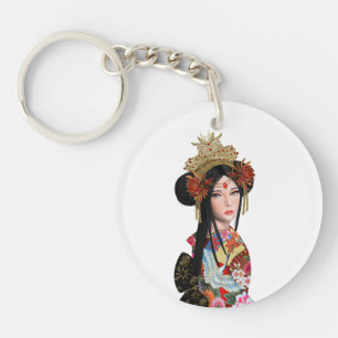 Geysha Schlüsselanhänger