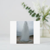 Geysir Postkarte (Stehend Vorderseite)