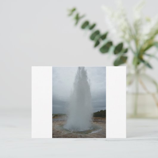 Geysir Postkarte (Stehend Vorderseite)