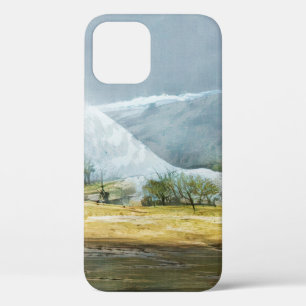 Geysire im Kamtschatka-Tal. Ölmalerei auf c Case-Mate iPhone Hülle