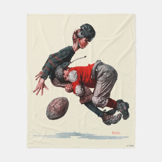 Gezackelt Fleecedecke (Vorderseite)
