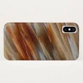 Gezacktes versteinertes Holz Case-Mate iPhone Hülle (Rückseite (Horizontal))