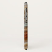 Gezacktes versteinertes Holz Case-Mate iPhone Hülle (Hinten/Links)