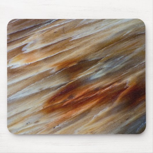 Gezacktes versteinertes Holz Mousepad (Vorne)