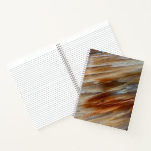 Gezacktes versteinertes Holz Notizblock