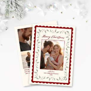 Gezacktes Weihnachten Vier-Foto-