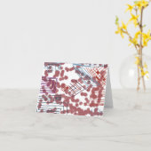 gezählt karte (Gelbe Blume)