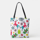 Gezahmes Winter-Wunder-Pattern Traum-Design Tasche (Rückseite)