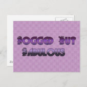 gezähmt, aber vornehm postkarte (Vorne/Hinten)