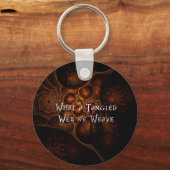 Gezänktes Web Schlüsselanhänger (Vorderseite)