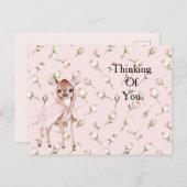 Gezauberte Rosen Blumenwild Postkarte (Vorne/Hinten)