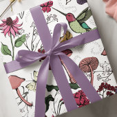 Gezauberter Frühlingsgarten Hummingbird Geschenkpapier