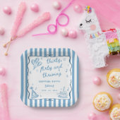 Gezeichnet 30, Kokett, & 30. Geburtstag Pappteller (Party)