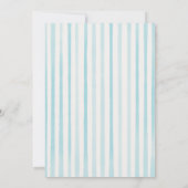 Gezeichnet Baby an Bord Summer Neutral Baby Dusche Dankeskarte (Rückseite)