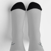 Gezeichnet Bergkette personalisierbare Monogramm Socken (Oben)
