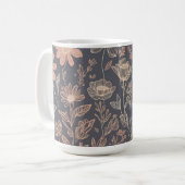 gezeichnet Blume für niedliche Illustrationsgrafik Kaffeetasse (Vorderseite Links)