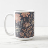 gezeichnet Blume für niedliche Illustrationsgrafik Kaffeetasse (Links)