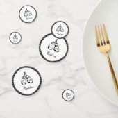 Gezeichnet Boxhandschuhe Design gestreift Personal Konfetti (Gruppe)