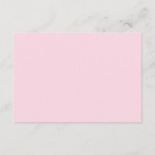 Gezeichnet Bun in Oven Girl Brot Buchanfrage Begleitkarte (Rückseite)