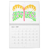 Gezeichnet Butterflies-Kalender 2026 Kalender (Mär 2027)