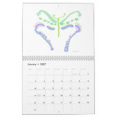 Gezeichnet Butterflies-Kalender 2026 Kalender (Jan 2027)