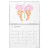 Gezeichnet Butterflies-Kalender 2026 Kalender (Feb 2027)