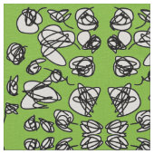 gezeichnet Cartoon Stoff (Nahaufnahme)