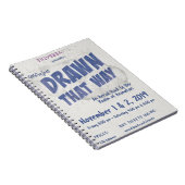 Gezeichnet, dass Way Versatile Arts Show Poster No Notizblock (Rechte Seite)