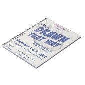 Gezeichnet, dass Way Versatile Arts Show Poster No Notizblock (Linke Seite)