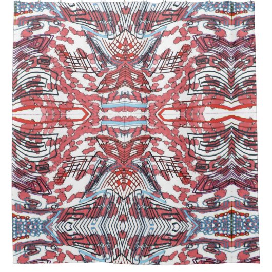 gezeichnet duschvorhang (Vorderseite)