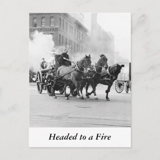 Gezeichnet Feuerwehrschiff, Anfang der 1900er Jahr Postkarte (Vorderseite)