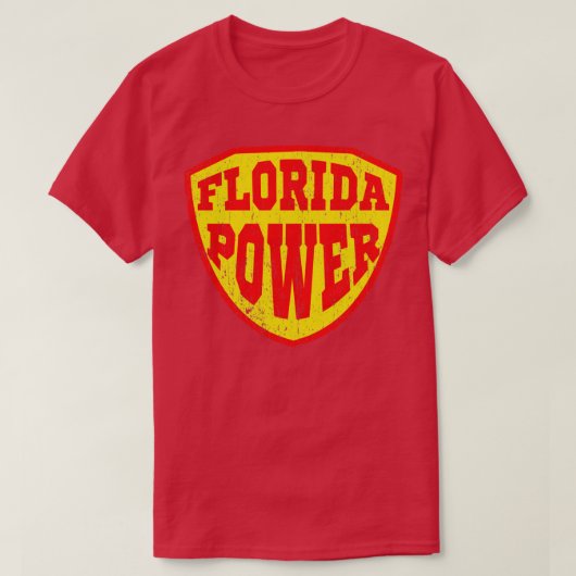Gezeichnet Florida-Power T-Shirt (Design vorne)
