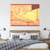 Gezeichnet für Matisse Leinwanddruck (Insitu (Schlafzimmer))