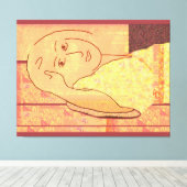 Gezeichnet für Matisse Leinwanddruck (Insitu (Holzboden))