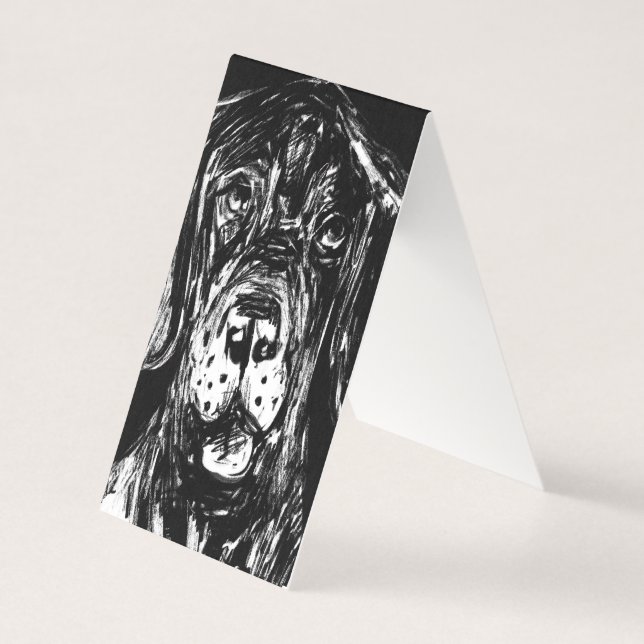 Gezeichnet Great Dane Face (Vorderseite)