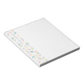 Gezeichnet Herringbone-Personalisierter Notepad -  Notizblock (angewinkelt)