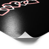 Gezeichnet Herz, Romantische Liebe - Beweis Fotodruck (Ecke)