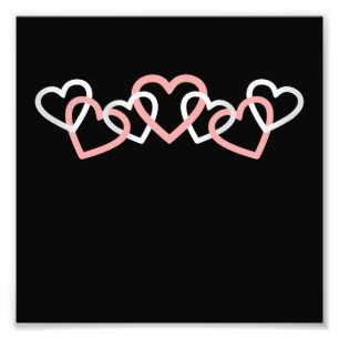 Gezeichnet Herz, Romantische Liebe - Beweis Fotodruck