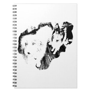 Gezeichnet in Loyalität Notizblock