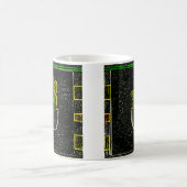 Gezeichnet Kaktus Kaffeetasse (Mittel)