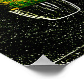 Gezeichnet Kaktus Poster (Ecke)